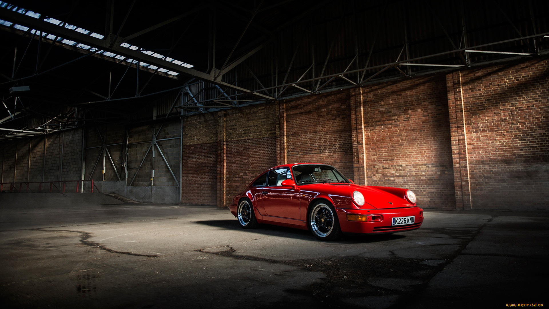 , porsche, 964